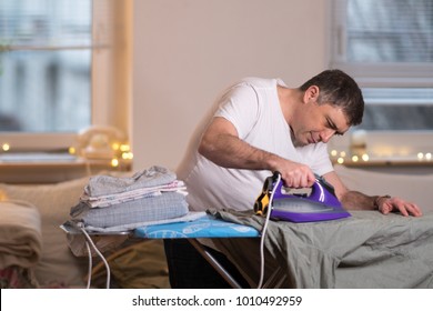 House Husband, Stay-at-home Dad Ironing