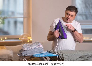 House Husband, Stay-at-home Dad Ironing