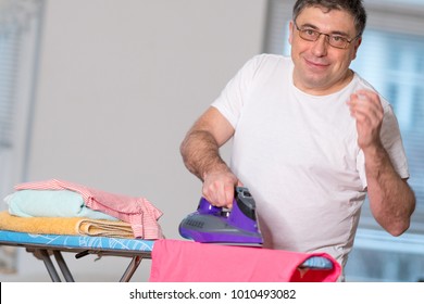 House Husband, Stay-at-home Dad Ironing