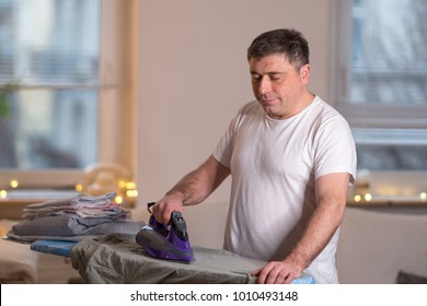 House Husband, Stay-at-home Dad Ironing