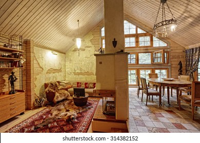 Old Times Farmhouse Interior Old Country Stock Photo (Edit Now) 129086282