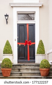 House Just Sold. Door Of A New Home Gifted