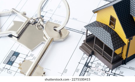 a house with keys in the drawings - Powered by Shutterstock