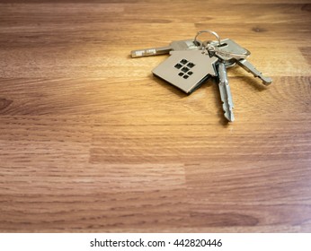 House Keys On Wood Table, Color Filter