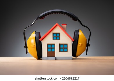 House Loud Noise Protection. Construction Sound Protection