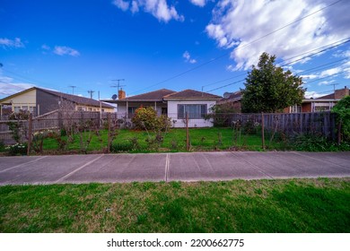 House In Melbourne Victoria Australian Suburbia 