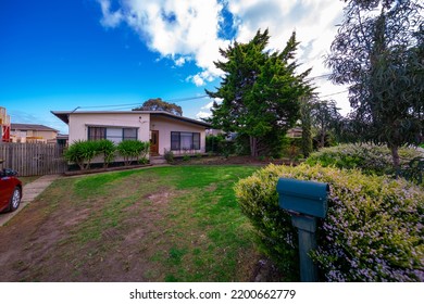 House In Melbourne Victoria Australian Suburbia 