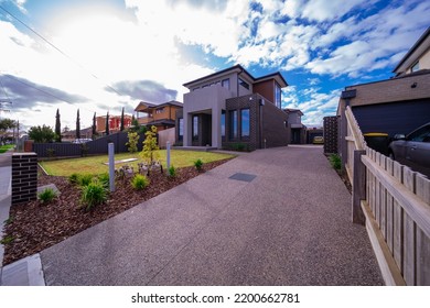 House In Melbourne Victoria Australian Suburbia 