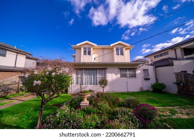 House In Melbourne Victoria Australian Suburbia 