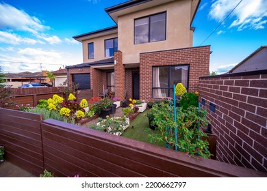 House In Melbourne Victoria Australian Suburbia 