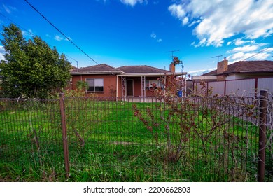 House In Melbourne Victoria Australian Suburbia 