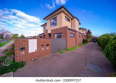 House In Melbourne Victoria Australian Suburbia 