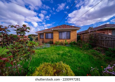 House In Melbourne Victoria Australian Suburbia 