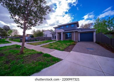 House In Melbourne Victoria Australian Suburbia 