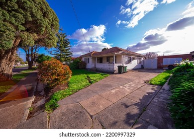 House In Melbourne Victoria Australian Suburbia 