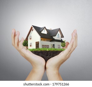 House Model House Concept Hand Stock Photo 179751266 | Shutterstock