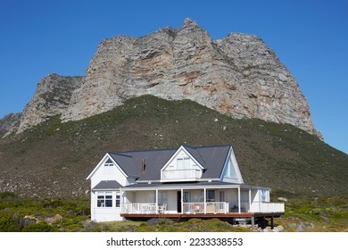 House in nature behind the mountain in South Africa - Shutterstock ID 2233338553