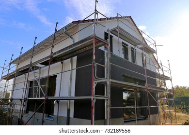 House With New Facade Painting, Exterior Shot