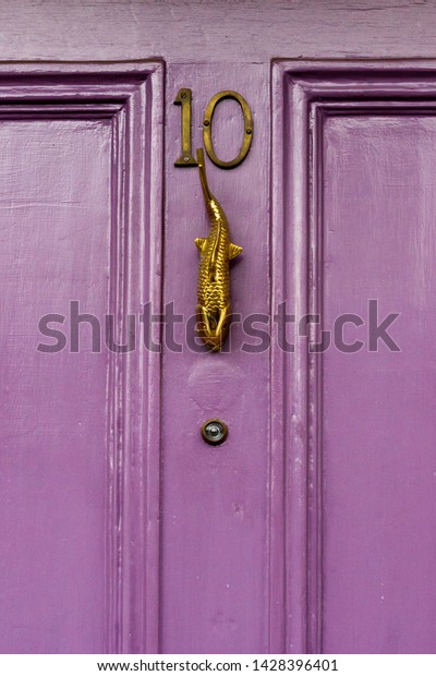 House Number 10 Ten Bronze On Stock Image Download Now