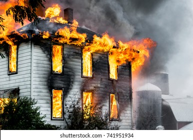 A House On Fire And Burning Down, Putting Out The Flames