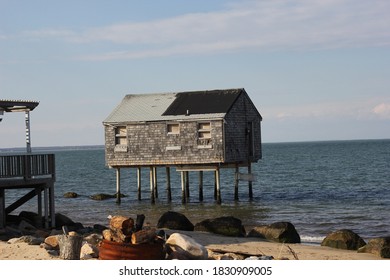 House On Stilts In Hamptons Bays.