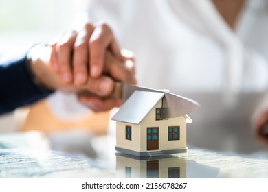 House Property Separate. Divorce And Division. Estate Dispute - Shutterstock ID 2156078267