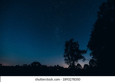 House In The Ranch At Night, Queensland, Australia