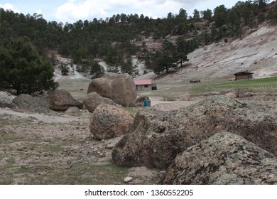 House Of Raramuri, Tarahumara Mountain Range, Chihuahua, Mexico.