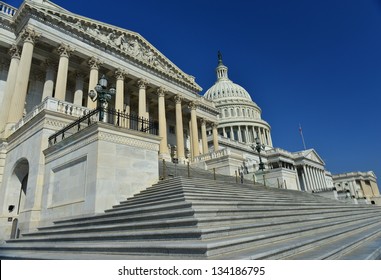 House Of Representatives And US Capitol Building, Washington DC, United States