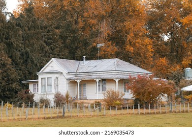 House Of Serenity. A Photo Of An Old Farm House In New Zealand.