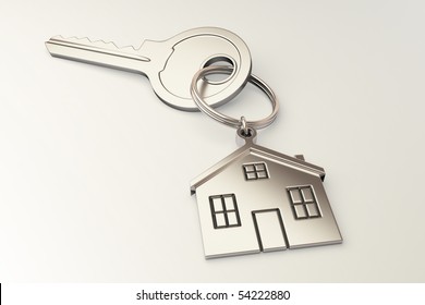 House Shaped Keychain
