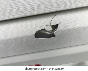 House Siding Hail Storm Damage 