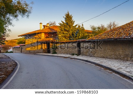House in the small Bulgarian village