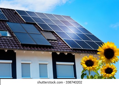 House With Solar Panels