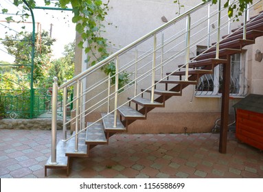 Steel Stairs Design Outdoor