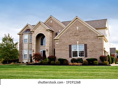 A House In A Suburban Neighborhood Of Cleveland, Ohio.