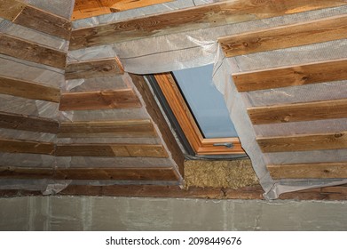 House Thermal Insulation With Mineral Wool Roof