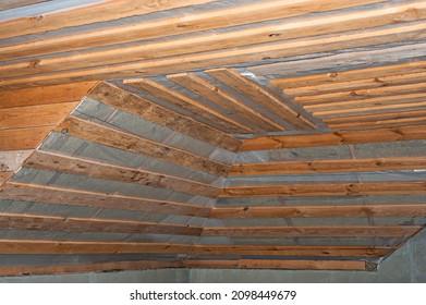 House Thermal Insulation With Mineral Wool Roof