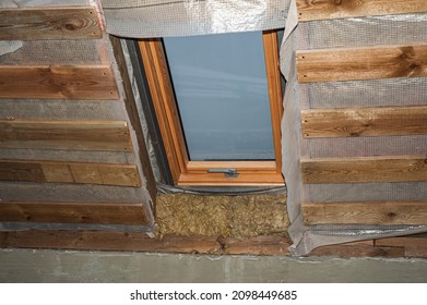 House Thermal Insulation With Mineral Wool Roof