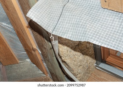 House Thermal Insulation With Mineral Wool Roof