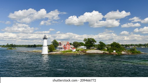 House In The Thousand Islands On Saint Lawrence River.