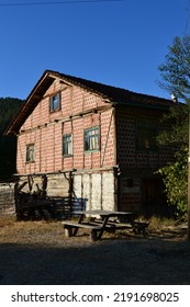 House, Traditional Black Sea House, Old Wooden Farmhouse