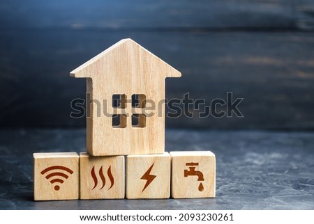 House utility services. Billing and payments. Installation of communications and conclusion of contracts with supply companies. Electricity, water, gas. Internet services. Connecting to city network