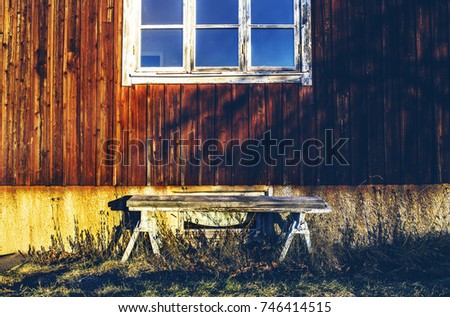 Similar – Foto Bild stuhlhof Fenster Hof Stuhl