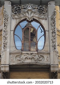 House Window In Liberty (aka Art Nouveau Or Jugendstil) Style