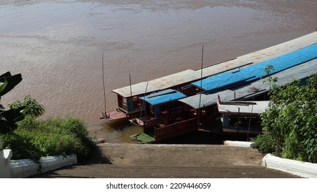 Houseboat Moored At The Marina