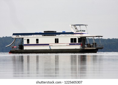 Houseboat On Kentucky Lake