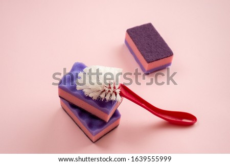 Image, Stock Photo Kitchen sponge (macro)