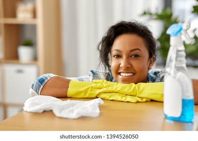 Closeup Young African Woman Using Spray Stock Photo 363242354 ...