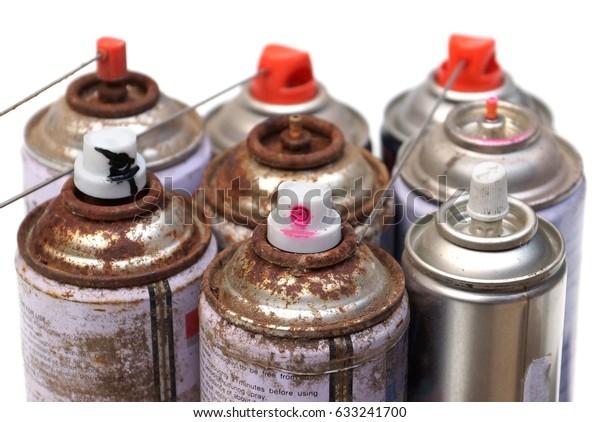 Household Hazardous Waste Aerosol Cans Stock Photo Edit Now 633241700   Household Hazardous Waste Aerosol Cans 600w 633241700 